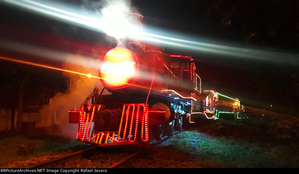 Christmas train in partnership with Coke